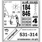 thailand lottery may 1 2022